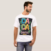 T-shirt DADA SAURUS - Le Dinosaure ultime papa (Devant entier)