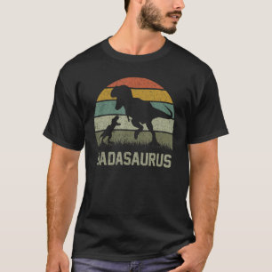 T-shirt Dada Saurus Rex Dinosaur Dadasaurus Famille Matchi