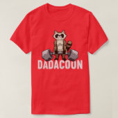 T-shirt Dadacoon Raccoon Papa Trash Panda Fête des pères (Design devant)