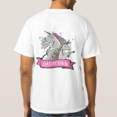 T-shirt Dadacorn Dadacorn Unicorn Tee - Fierce Protective  (Dos)