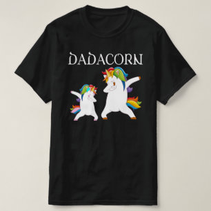 T-shirt dadacorn drôle licorne papa fêtes des pères cadeau