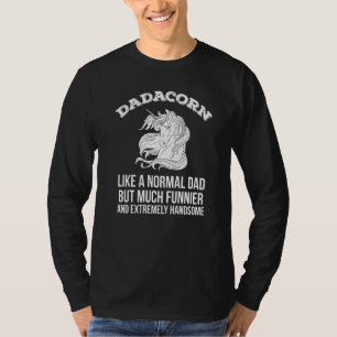 T-shirt Dadacorn Magique Arc-en-ciel Unicorne et famille d