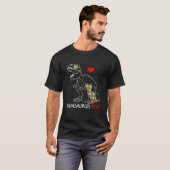 T-shirt Dadasaurus Daddy Rex Sensibilisation sur l'autisme (Devant entier)
