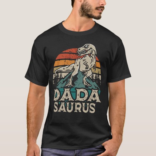 T-shirt Dadasaurus Dinosaur Dad Dada Saurus Father's Day (Devant)