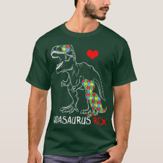 T-shirt Dadasaurus Papa Re Sensibilisation sur l'autisme F