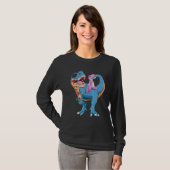 T-shirt Dadasaurus Papasaurus Dinosaur Bébé Diapeurs Pour (Devant entier)