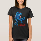 T-shirt Dadasaurus Rex Dinosaur Dada Saurus Father Day 4th (Devant)