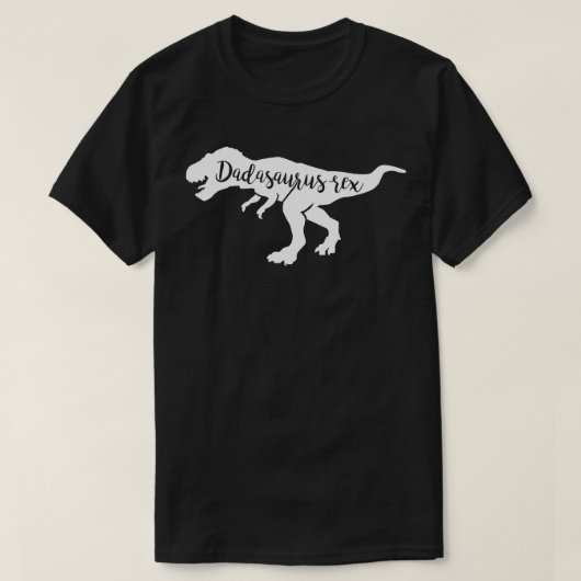 T-shirt Dadasaurus Rex Funny Daddy Dinosaur (Design devant)