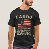 T-shirt Daddd Armes À Feu Contre Les Filles En Rencontre A (Devant)