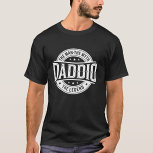 T-shirt Daddie Man Le Mythe La Légende Drôle Papa Père s