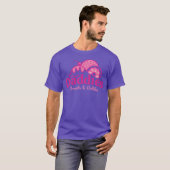 T-shirt Daddies Donuts dans un grand violet/rose  (Devant entier)