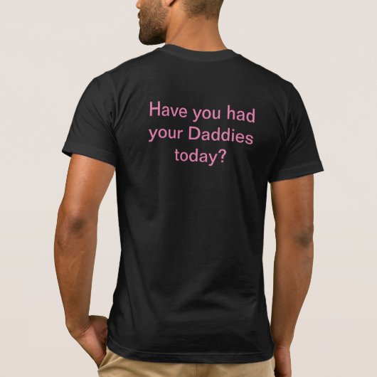 T-shirt Daddies Donuts (tri-rose) (Dos)