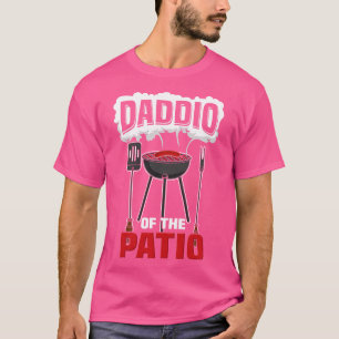T-shirt Daddio du patio Funny BBQ Grillmaster Papa