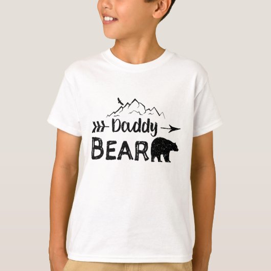 T-shirt Daddy Bear - Fête des pères (Devant)