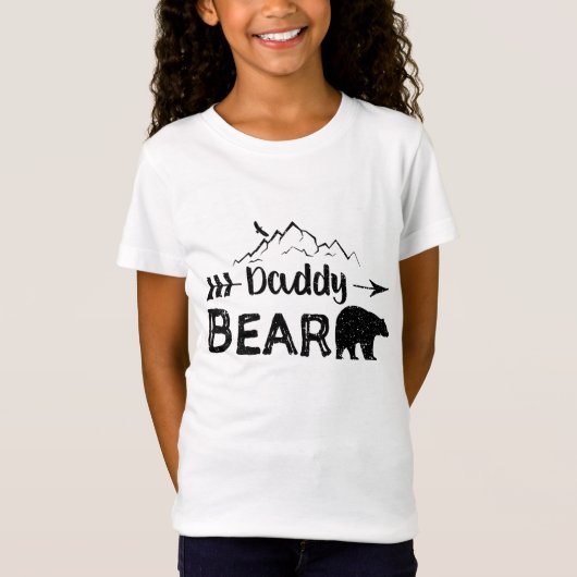 T-Shirt Daddy Bear - Fête des pères (Devant)