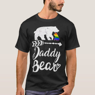 T-shirt Daddy Bear LGB Rainbow Pride Gay Lesbian 