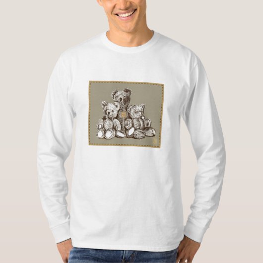 T-shirt Daddy Bear Nounours Sweatshirt masculin (Devant)