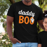 T-shirt Daddy Boo Orange Black Halloween Famille Correspon<br><div class="desc">Style familial moderne assorti au design de chemise Halloween avec texte "Daddy Boo" en orange et blanc avec un petit accent fantôme. Personnalisez-en un pour chaque membre de votre équipage.</div>