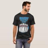 T-shirt Daddy Bowling Team  Bowling  Father's Day (Devant entier)