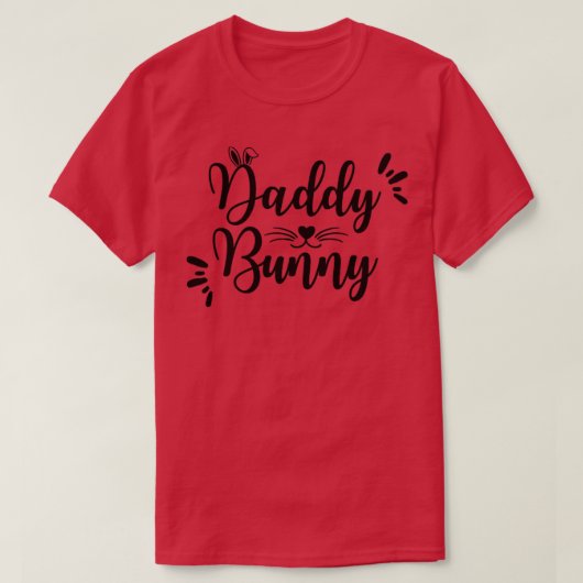 T-shirt Daddy Bunny (Design devant)