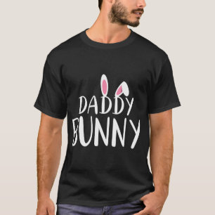 T-shirt Daddy Bunny Pregnant Pâques Maman jumelée Couple