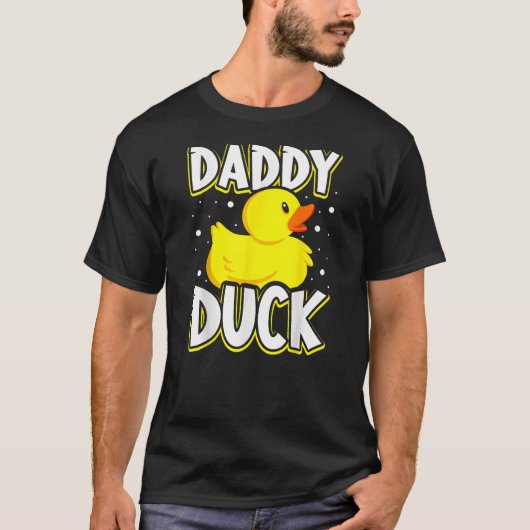 T-shirt Daddy Duck Rubber Duck Dad (Devant)