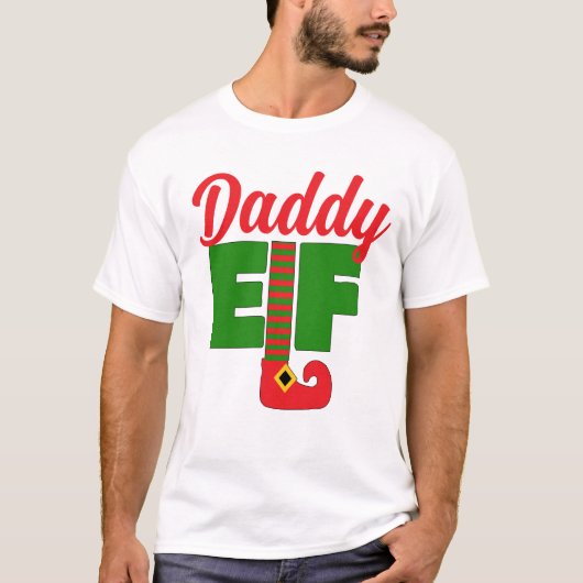 T-shirt Daddy Elf (Devant)