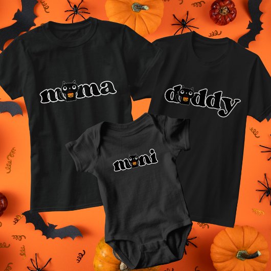 T-shirt Daddy Halloween Chat Trick-o-Treating Matching