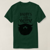 T-shirt Daddy Little Beard Puller Beard Longueurs Hommes H (Design devant)