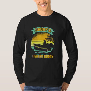 T-shirt Daddy Pêche Buddy Kid Correspondance Retro Pêche