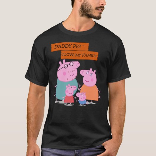 T-shirt Daddy Pig, I&x27 ; m un expert, drôle et mignonne (Devant)