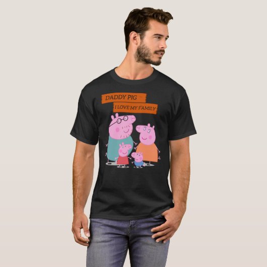 T-shirt Daddy Pig, I&x27 ; m un expert, drôle et mignonne  (Devant entier)