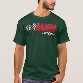 T-shirt Daddy Pit Crew Race Anniversaire Famille Course Ad