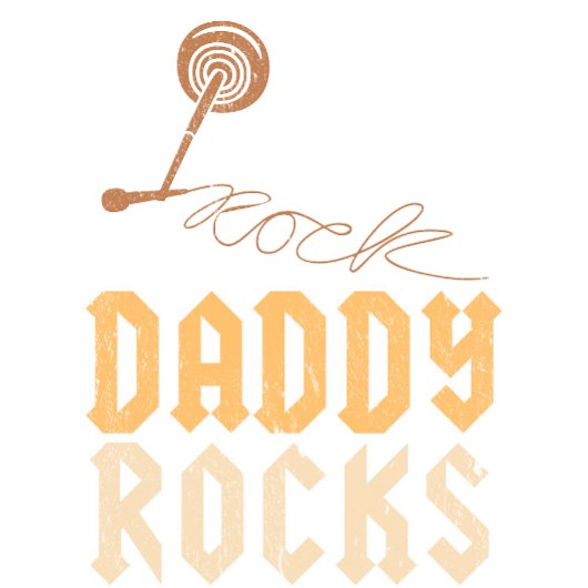 T-shirt Daddy Rocks - Cadeau Pour Papa