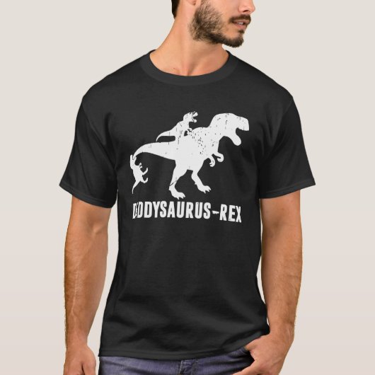 T-shirt Daddy Saurus  Rex  Rex Dinosaur Dad Uncle Grandpa (Devant)
