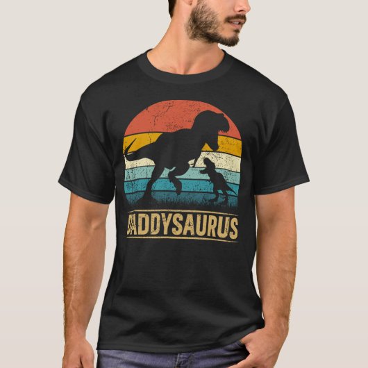 T-shirt Daddy Saurus T Rex Dinosaur DaddySaurus Funny Fath (Devant)