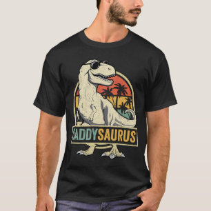 T-shirt Daddy Saurus T Rex Dinosaur Hommes Daddysaurus Fam