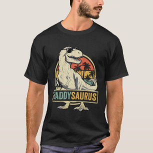 T-shirt Daddy Saurus T Rex Dinosaur Hommes Daddysaurus Fam