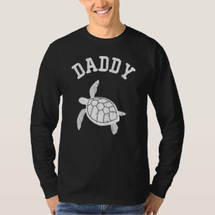 T-shirt Daddy Sea Turtle idées cadeau vintage pour papa