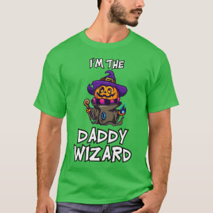 T-shirt Daddy Wizard Costume de famille d'Halloween corres