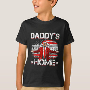 T-shirt Daddys Accueil Trump Xmas 2024 Trump amusant prend
