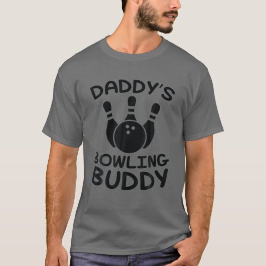 T-shirt Daddy's Bowling Buddy - Kids Bowler (Devant)