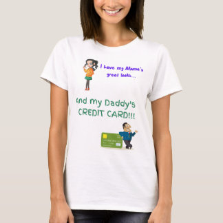 T-shirt Daddy's Credit Card funny tee shirt