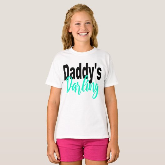 T-shirt Daddy's Darling (Devant entier)