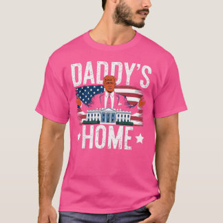 T-shirt Daddys Home Trumps Retour - Maison Blanche Patriot