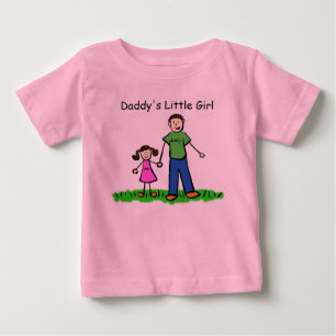 T-shirt Daddy's Little Girl (Personnaliser)