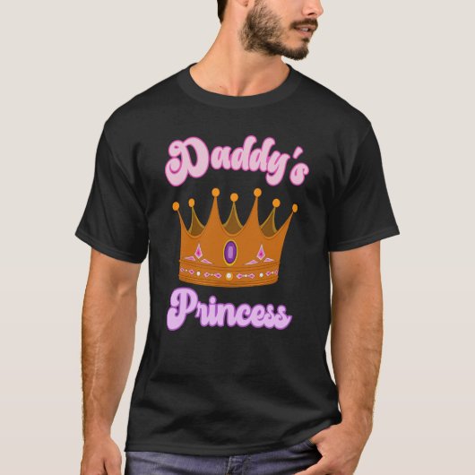 T-shirt Daddy's Princess Pretty For Daughters (Devant)