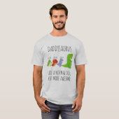 T-shirt Daddysaurus customisé (Devant entier)
