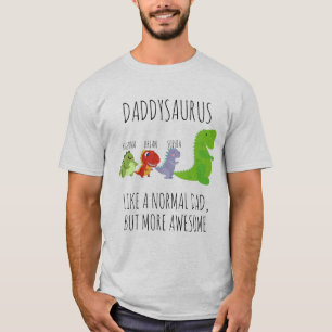 T-shirt Daddysaurus customisé