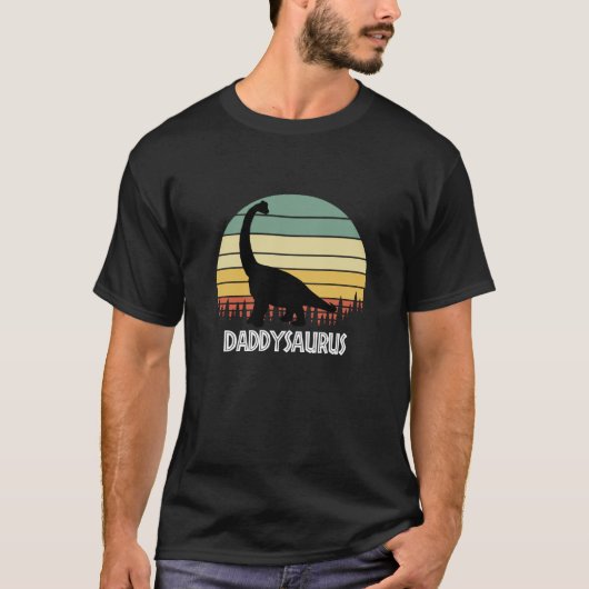 T-SHIRT DADDYSAURUS DADDY SAURUS DADDY DINOSAUR (Devant)
